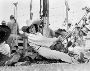 Alice Greenough traveled the world as a trick rider and rodeo star. Photo courtesy of MHS # 942-480.