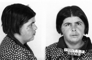 Poor, uneducated, and unmarried, Lucy Conforth, shown here in her mug shot, was convicted of murdering her daughter in 1929. She spent the remainder of her life in either prison or in Warms Springs State Hospital. MHS Photo Archives PAc 85-91 9373 