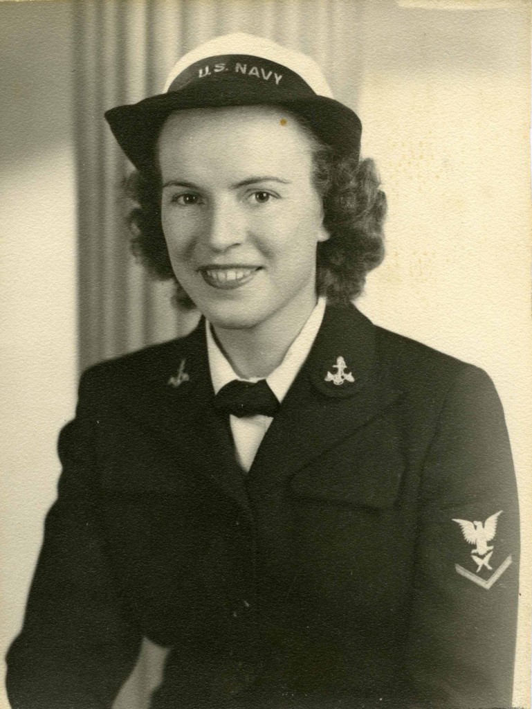 Doris Brander, shown here in her enlistment photo, joined the navy’s Women’s Auxiliary Voluntary Expeditionary Service (WAVES) in 1942, shortly after Pearl Harbor.