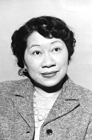 Pictured here in 1945, Rose Hum Lee became a sociologist, who used her academic training to document Butte's Chinese community. Courtesy the Mai Wah
